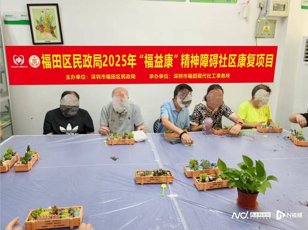 關(guān)愛精神障礙患者，園嶺街道舉辦多肉種植療愈活動(dòng):種植
